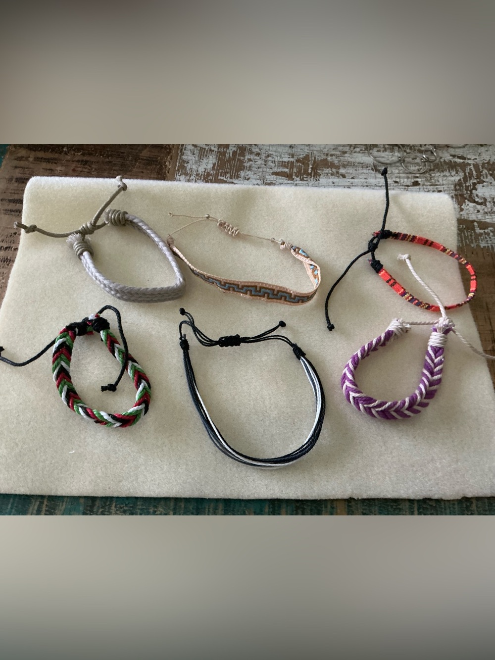Multi-Color Women’s Braided Friendship Bracelets